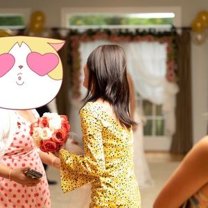 Floral dress by ZARA